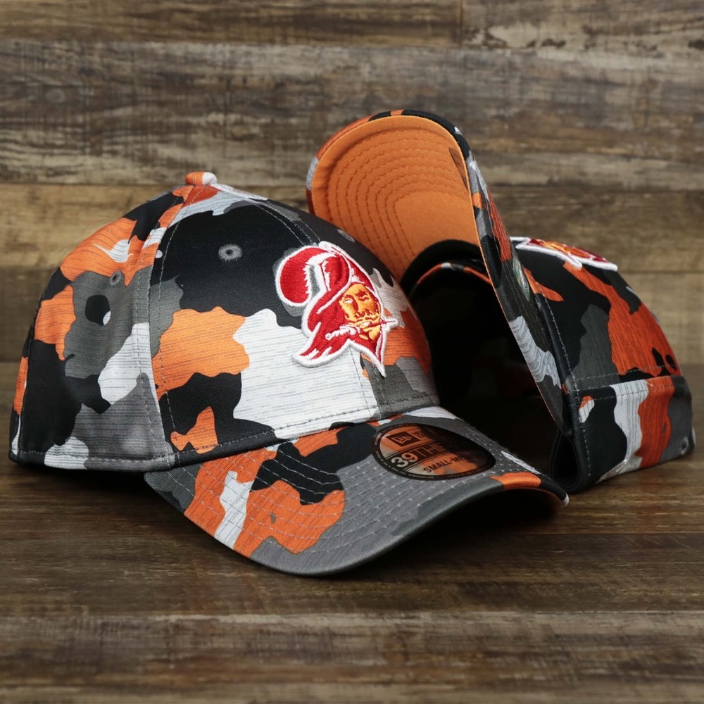 Camouflage NFL Buccaneers Cap with Embroidered Logo